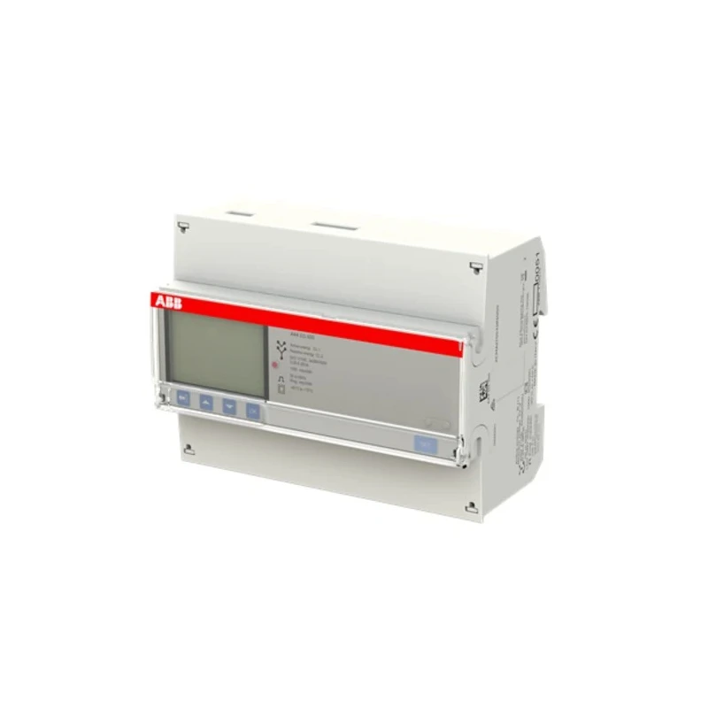 ABB 3 Phase Transformer Connected LCD Energy Meter 3-Phase 1A Current Rating A44 Series 2CMA170533R1000 A44 111-100