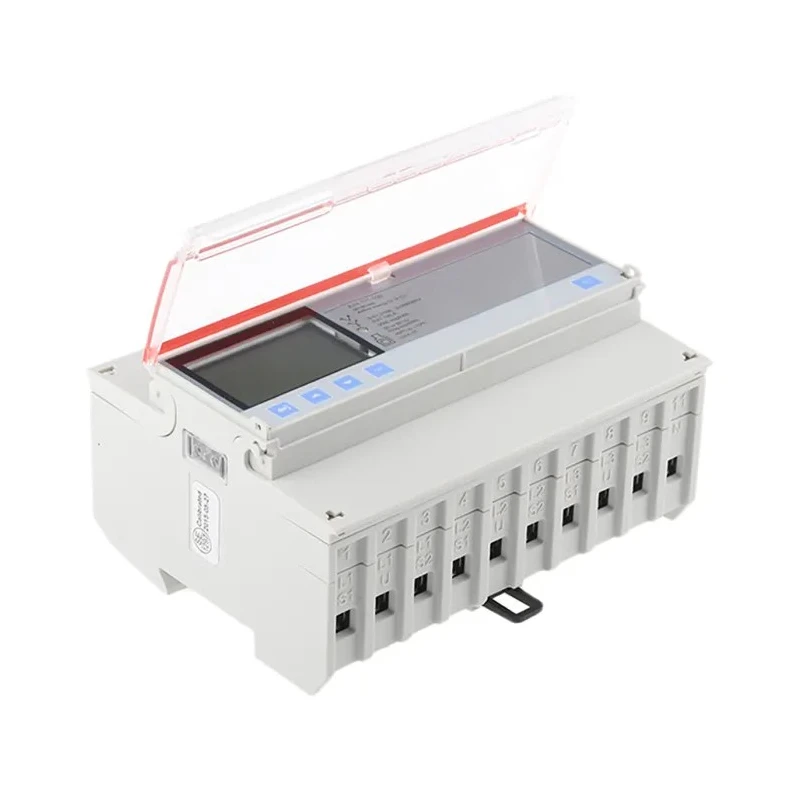 ABB 3 Phase Transformer Connected LCD Energy Meter 3-Phase 1A Current Rating A44 Series 2CMA170533R1000 A44 111-100