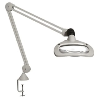 Luxo LED Magnifying Lamp with Table Lamp, 3.5dpt, 175 x 108 mm Lens WAL026019