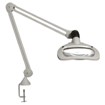 Luxo LED Magnifying Lamp with Table Lamp, 3.5dpt, 175 x 108 mm Lens WAL026019