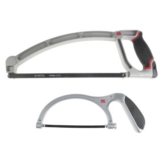 RS PRO 12 inch Heavy Duty Bi-Metal and Carbon Steel Twin Pack Hacksaws with 24, 32 TPI 789-4593