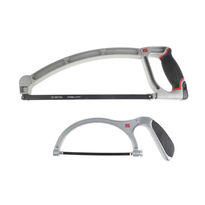 RS PRO 12 inch Heavy Duty Bi-Metal and Carbon Steel Twin Pack Hacksaws with 24, 32 TPI 789-4593