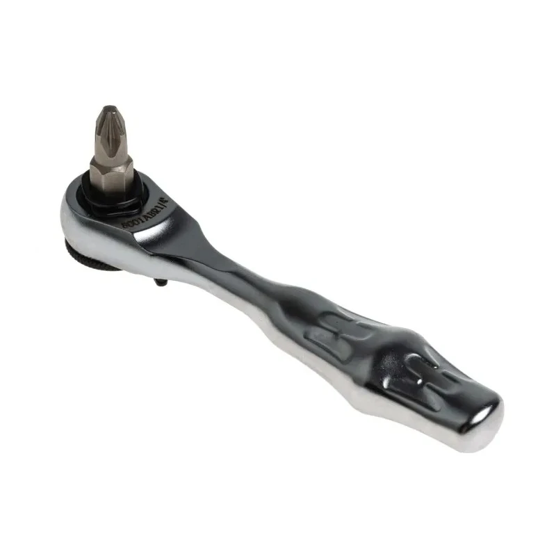 Wera Ratchet Screwdriver 1/4 in Hex Drive Phillips, Pozidriv, Slotted, Torx, 87mm Length 05073645001