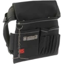 RS PRO Durable Polyester 3 Pocket Tool Bag with Adjustable Belt and Pen Holder 788-7220