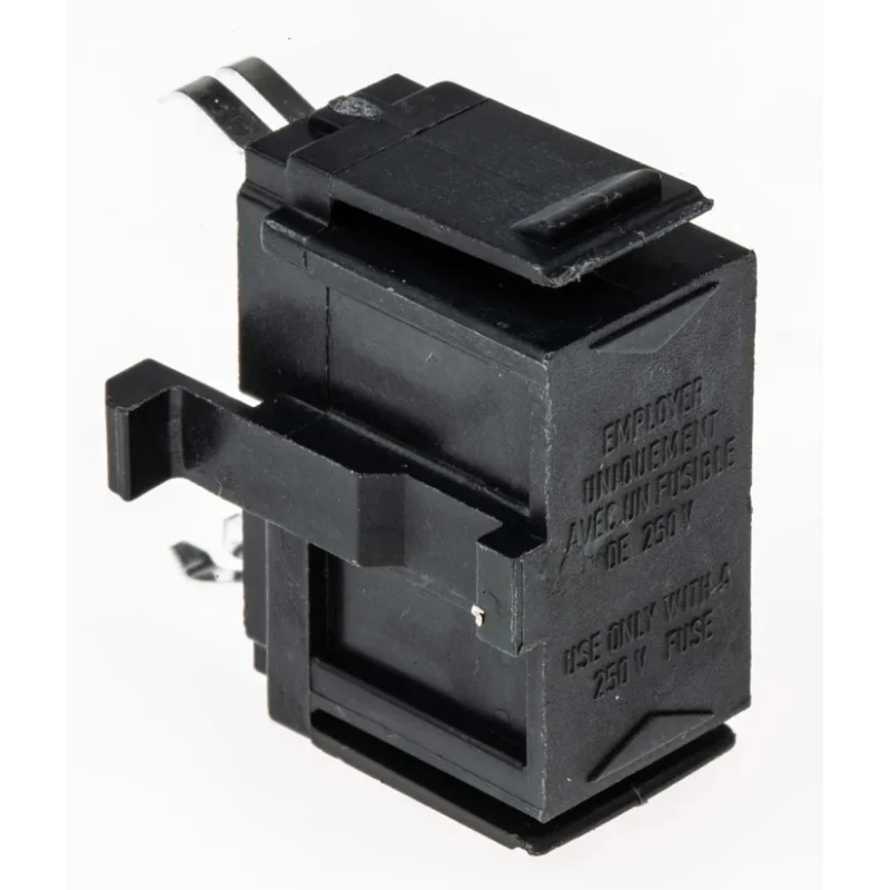 Schurter 10A Panel Mount Fuse Holder, 2P-Pole for 5 x 20 mm Fuse, 240V 4301.1403