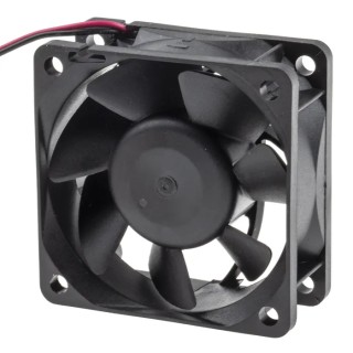 RS PRO Axial Fan 24V DC 3.9W 160mA Max 28 CFM 5100 RPM IP44 Sleeve Bearing Square Frame 60mm OD6025 Series 789-7864
