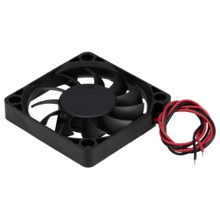 RS PRO Axial Fan DC Sealed Sleeve 12V DC 3W 35.7 m³/h 4600 RPM IP44 60 mm Square Frame IP44