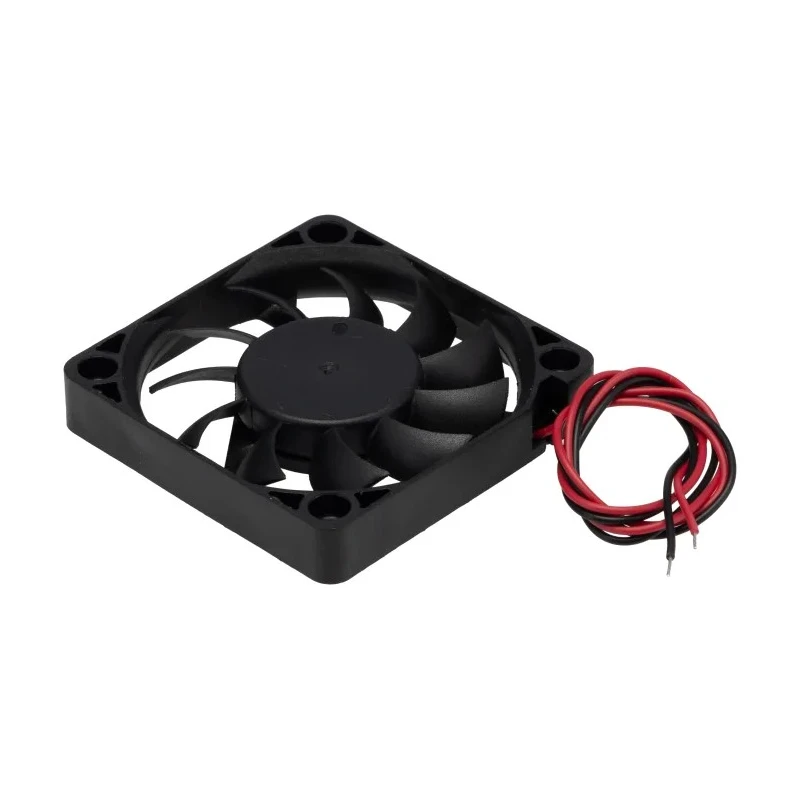RS PRO Axial Fan DC Sealed Sleeve 12V DC 3W 35.7 m³/h 4600 RPM IP44 60 mm Square Frame IP44