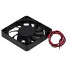 RS PRO Axial Fan DC Sealed Sleeve 12V DC 3W 35.7 m³/h 4600 RPM IP44 60 mm Square Frame IP44