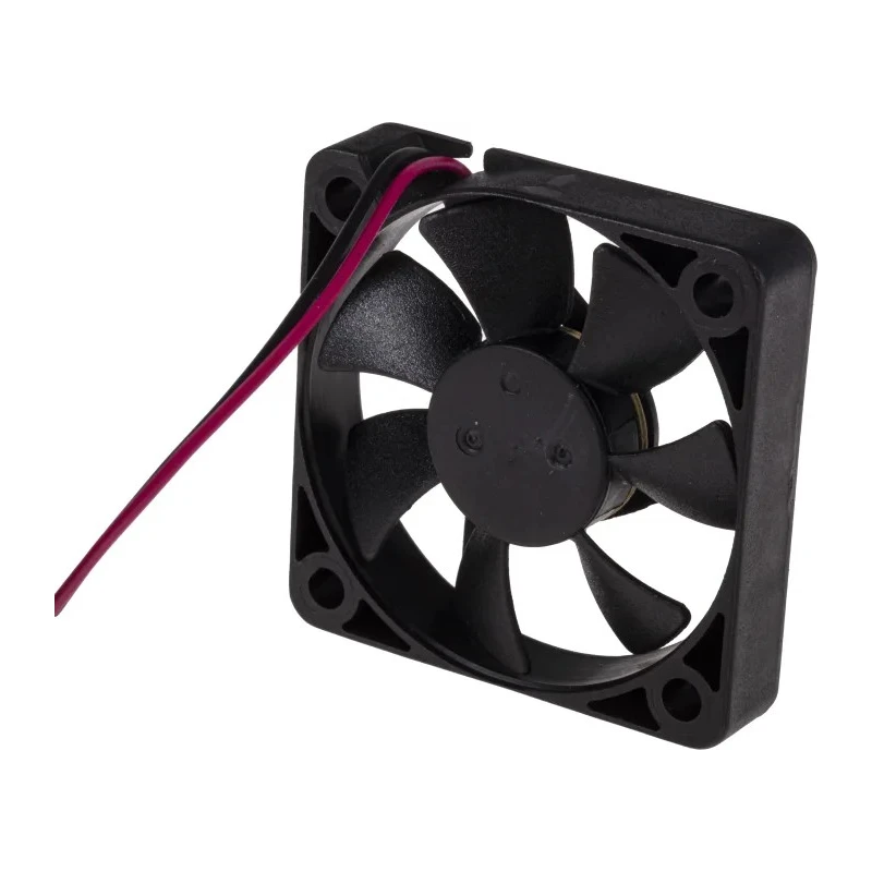 RS PRO Axial Fan 12V DC 1.44W 18.7 m³/h 5200 RPM IP44 Sleeve Bearing 50 mm Square Frame IP44