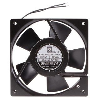 RS PRO AC Dual Ball Bearing Axial Fan 230V AC 14W 127.4 m³/h 2900 RPM IP44 IP44