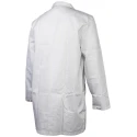 RS PRO White Unisex Reusable ESD Lab Coat Size S 880mm Length Polyester Cotton CE 789-8084