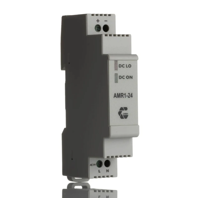 Siemens AMR1 Switched Mode DIN Rail Power Supply 264V AC Input 24V DC 420 mA Output 10W AMR1-24