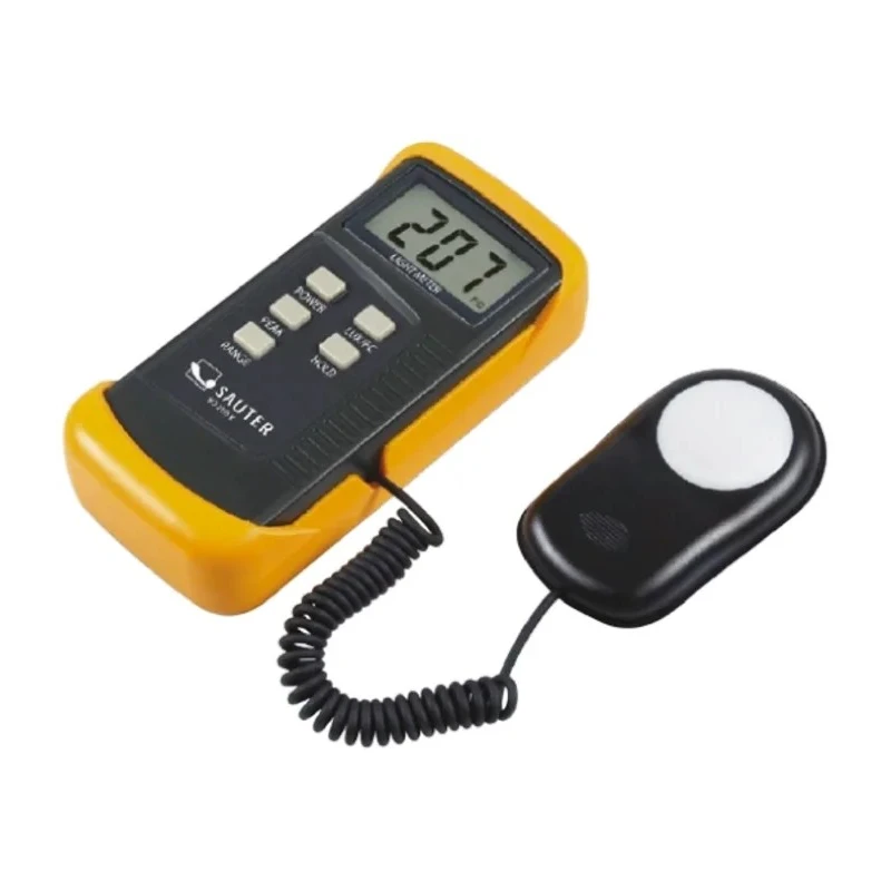 Sauter Professional Digital Light Meter SO 200K, 200lx to 200000lx, 5% Accuracy SO 200K