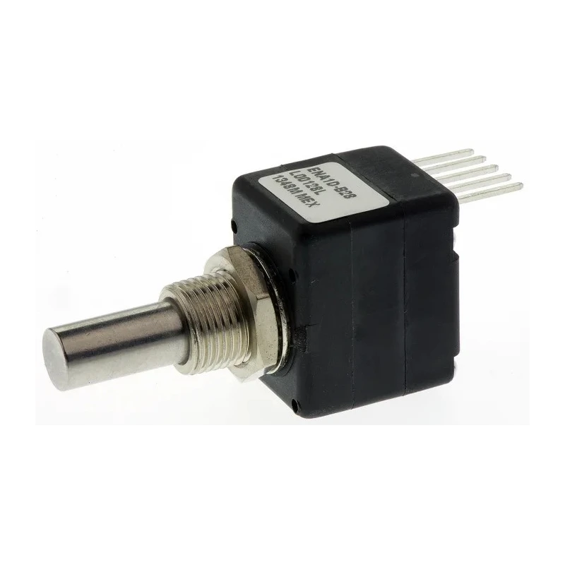 Bourns 5V dc 128 PPR Pulse Optical Encoder with 6.342 mm Plain Shaft, Bracket Mount, Axial ENA1D-B28-L00128L