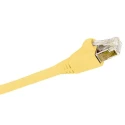 Molex CES PowerCat 6 Cat6 Shielded Ethernet Cable, 5 m Length, Yellow RJ45 Male to RJ45 Male Low Smoke Zero PCD-04009-0K