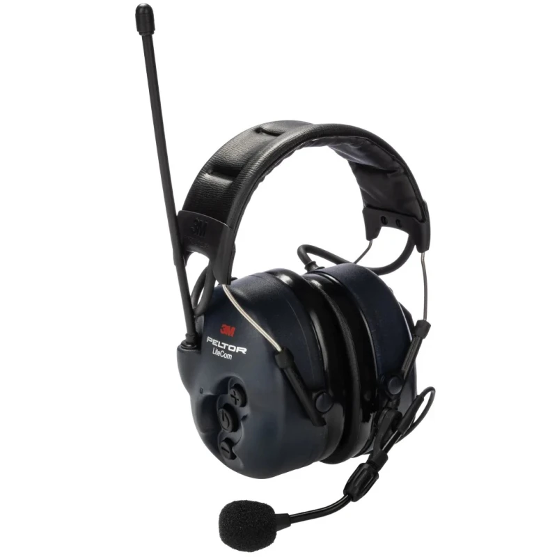 3M PELTOR LiteCom Listen & Speak Electronic Ear Defenders Headband 32 dB Black MT53H7A4400-EU