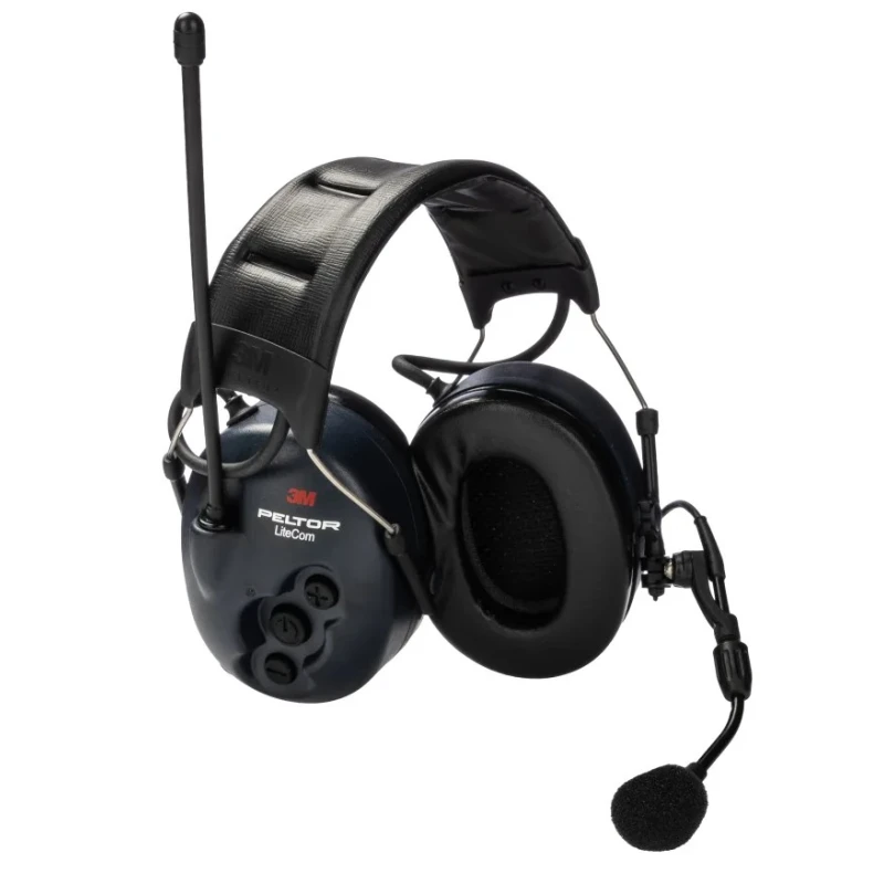 3M PELTOR LiteCom Listen & Speak Electronic Ear Defenders Headband 32 dB Black MT53H7A4400-EU