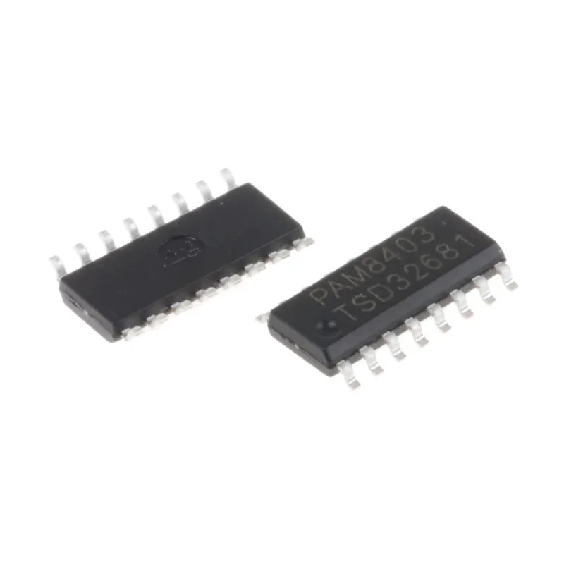 DiodesZetex Audio Amplifier IC, 16-Pin SOP Package, 3.2W Output Power, Class D, PAM8403DR