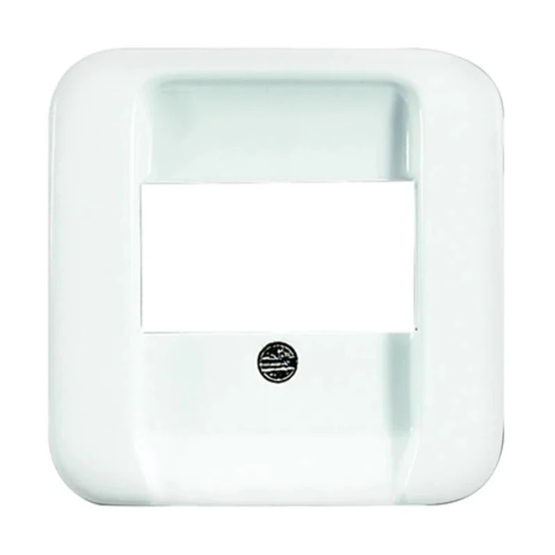 Busch Jaeger - ABB RJ45 Flush Mount Network Faceplate Alpine White 54x54x9mm RJ45 