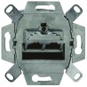Busch Jaeger - ABB RJ45 Flush Shielded Data Connection Outlet 2 Outlets Grey