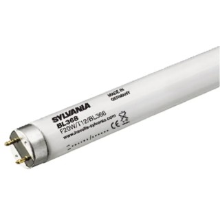 Sylvania 20 W Fly Killer Light Tubular Blacklight Insect Killer Tube, 589.8 mm, 368 nm, Model 0000361