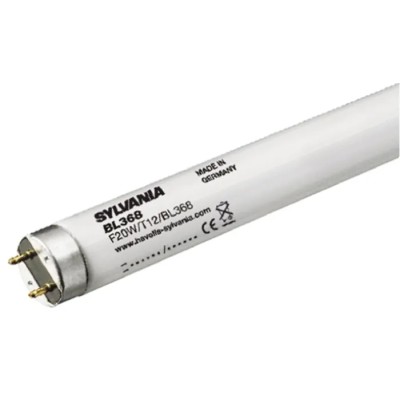 Sylvania 20 W Fly Killer Light Tubular Blacklight Insect Killer Tube, 589.8 mm, 368 nm, Model 0000361