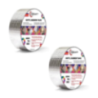 Robustt 5cmx 5m Waterproof Aluminium Foil Rubber Tape For All Repair And Leakage Solutions Grey (Pack Of 2)