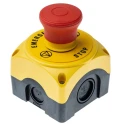 Lovato Electric Pull Release Emergency Stop Push Button Surface Mount 1 NC IP66 IP67 IP69K S1PY