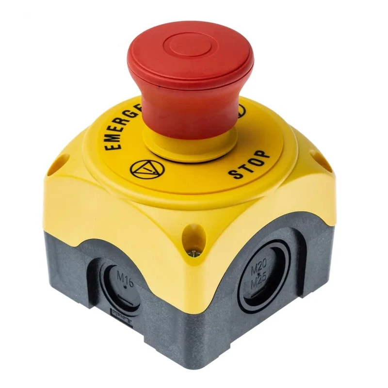 Lovato Electric Pull Release Emergency Stop Push Button Surface Mount 1 NC IP66 IP67 IP69K S1PY