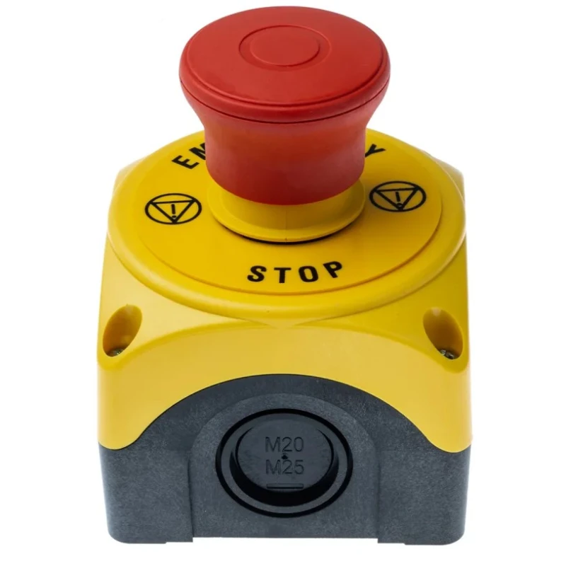 Lovato Electric Pull Release Emergency Stop Push Button Surface Mount 1 NC IP66 IP67 IP69K S1PY