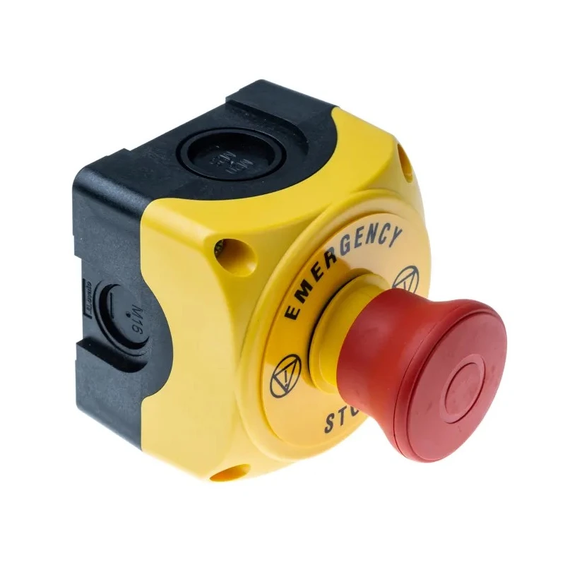 Lovato Electric Pull Release Emergency Stop Push Button Surface Mount 1 NC IP66 IP67 IP69K S1PY