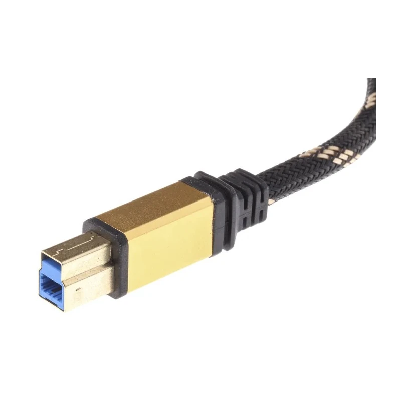 Roline USB Cable Male USB Type A to Male USB 3.0 USB Type B Gold Black 1.8 m 11.02.8902-10