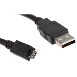 Roline USB Cable Male USB Type A to Male Micro USB Type B USB 2.0 Black 1.8 m 11.02.8752-10