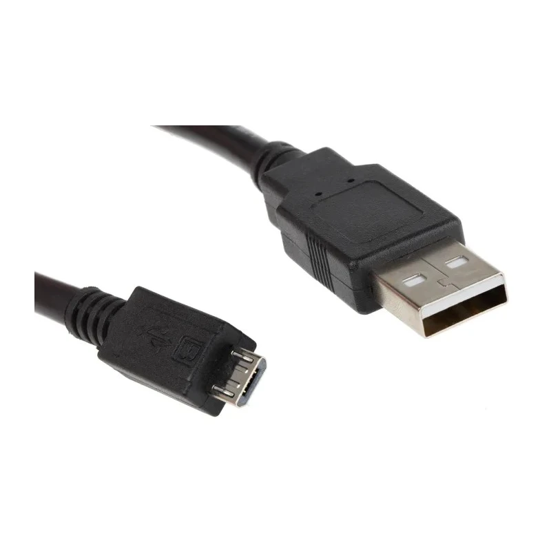 Roline USB Cable Male USB Type A to Male Micro USB Type B USB 2.0 Black 1.8 m 11.02.8752-10