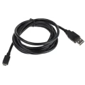 Roline USB Cable Male USB Type A to Male Micro USB Type B USB 2.0 Black 1.8 m 11.02.8752-10