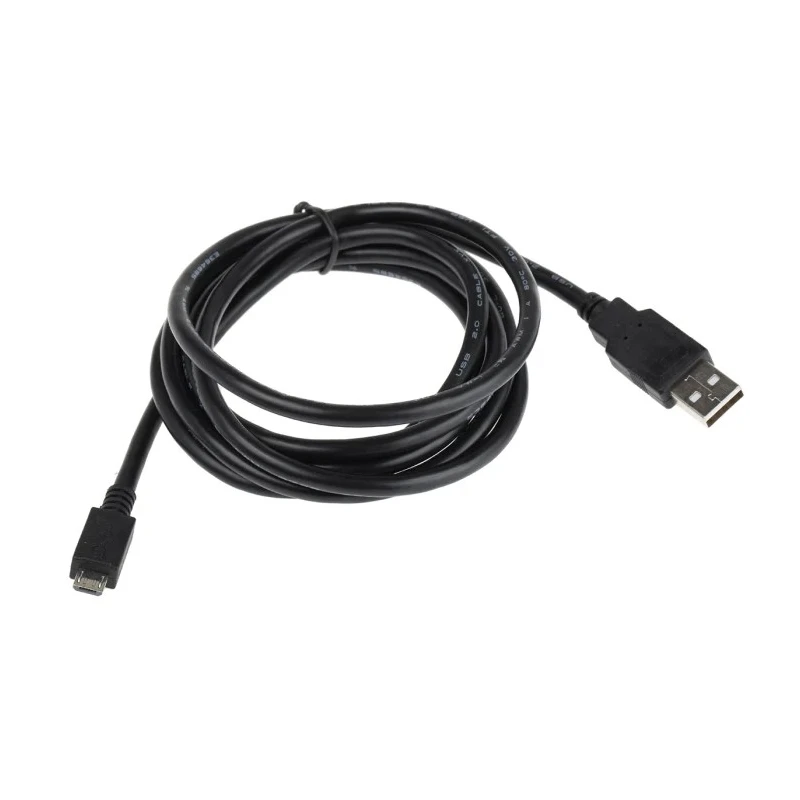 Roline USB Cable Male USB Type A to Male Micro USB Type B USB 2.0 Black 1.8 m 11.02.8752-10