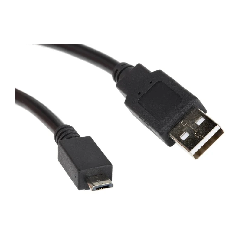 Roline USB Cable Male USB Type A to Male USB 2.0 Micro USB Type B, Black, 800mm 11.02.8754-10