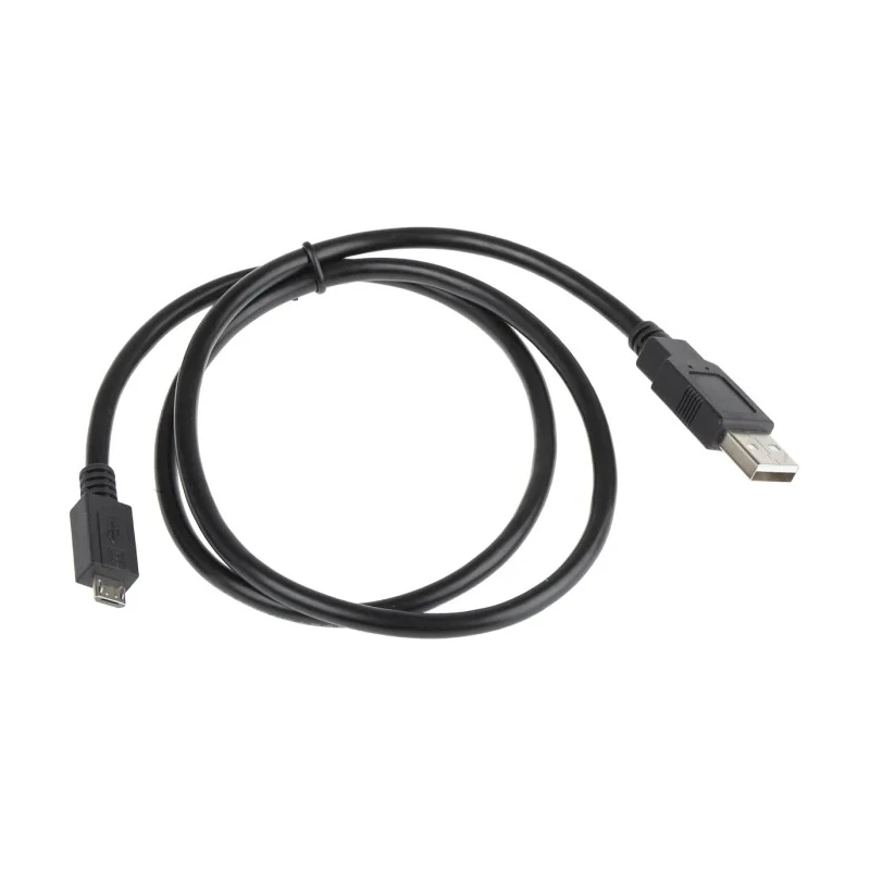 Roline USB Cable Male USB Type A to Male USB 2.0 Micro USB Type B, Black, 800mm 11.02.8754-10