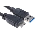 Roline USB Cable Male USB Type A to Male Micro USB A USB 3.0 Black 2m 11.02.8874-10