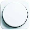 Busch Jaeger - ABB White Thermoplastic Light Switch Cover 54mm x 54mm x 21mm 2115-214