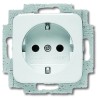 Busch Jaeger - ABB 16A White 1 Gang Flush Mount Plug Socket Type F 20 EUC-214