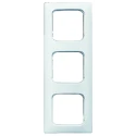 Busch Jaeger - ABB Reflex SI White 3 Gang Thermoplastic Light Switch Frame 2513-214K-102