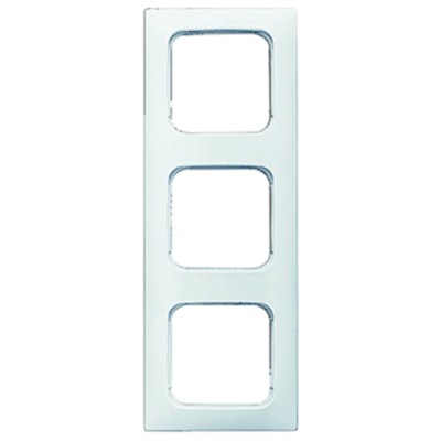 Busch Jaeger - ABB Reflex SI White 3 Gang Thermoplastic Light Switch Frame 2513-214K-102