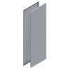 Schneider Electric Series RAL 7035 Steel Side Enclosure Panel 1600 mm H x 800 mm W x 1600 mm L for Use with Spacial SF NSY2SP