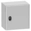 Schneider Electric PanelSeT S3D Series Steel Wall Box IP66, IK10 Protection, 600 mm x 800 mm x 300 mm NSYS3D6830P