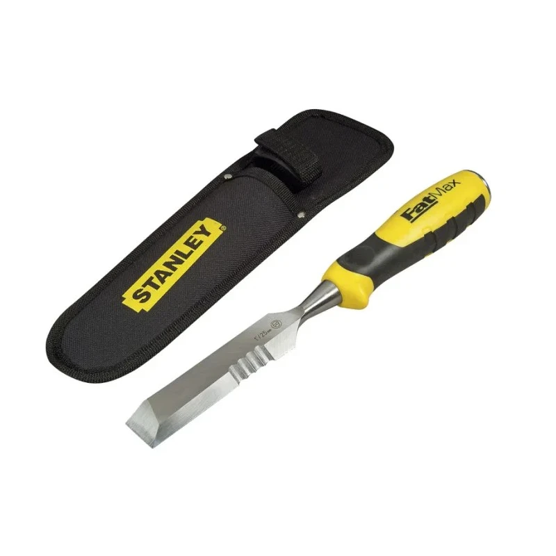 Stanley 5 Piece Carbon Steel DynaGrip Strike Cap Chisel, 6 mm Blade Width, 116 mm Length FMHT0-16067