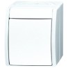 Busch Jaeger - ABB 1 Way Retractive Light Switch, 1 Gang, 10A, 25V, Surface Mount 2621 W-54