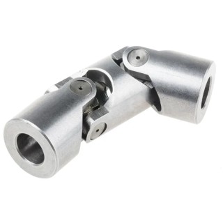 RS PRO Universal Joint, 2 Plain Bore 14mm, 96mm Length, Steel, Maximum 1000rpm Speed 790-6750