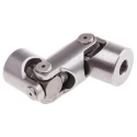 RS PRO Universal Joint Double Plain Bore 10mm 74mm Length Steel 600Nm Peak Torque 1000rpm 790-6753